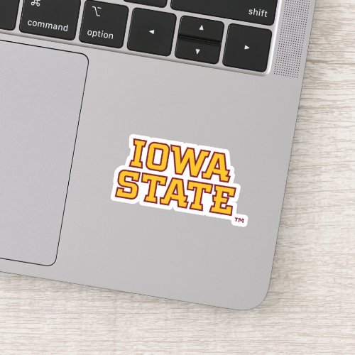 Iowa State University  Block Design Sticker