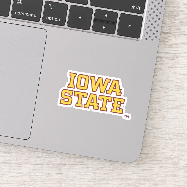 Iowa State University | Block Design Sticker (Detail)