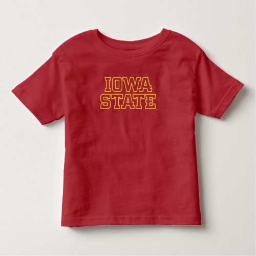 Iowa State University  Block Design Toddler T_shirt