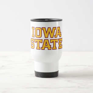 Iowa State University Block Design Travel Mug