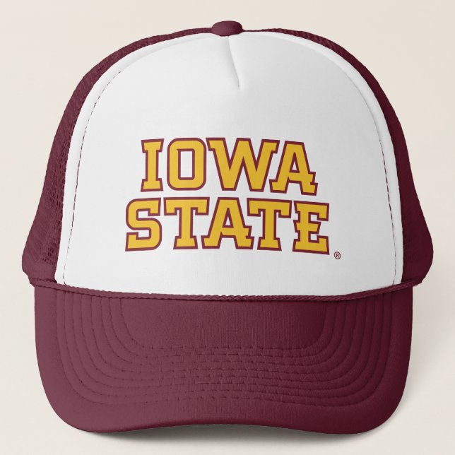 Iowa State University | Block Design Trucker Hat (Front)