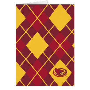 Iowa State University Cardinal Argyle Pattern