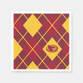 Iowa State University | Cardinal Argyle Pattern Napkins