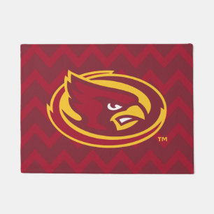 Iowa State University Chevron Pattern Doormat