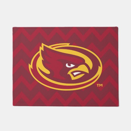 Iowa State University  Chevron Pattern Doormat