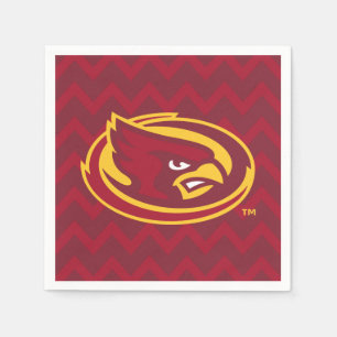 Iowa State University Chevron Pattern Napkins