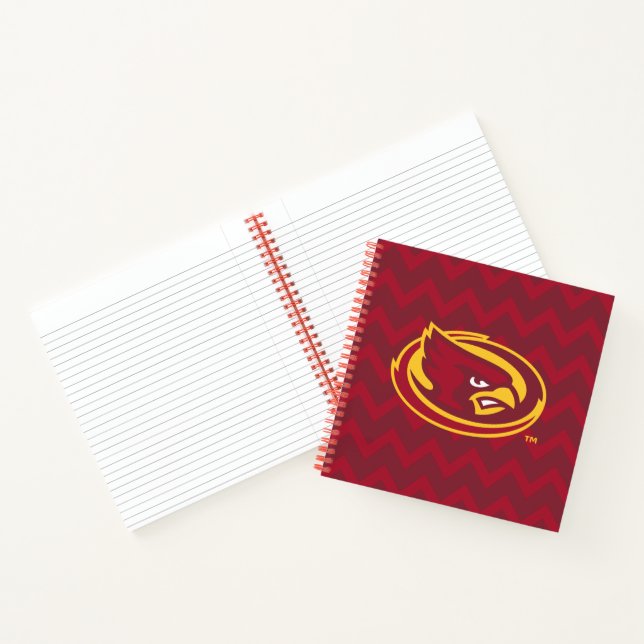 Iowa State University | Chevron Pattern Notebook (Inside)
