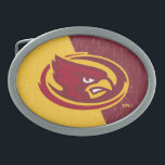 Iowa State University | Distressed Block Design Belt Buckle<br><div class="desc">Check out these new Iowa State University designs! Show off your ISU Cyclone pride with these new Iowa State products. These make perfect gifts for the Cyclone student, alumni, family, friend or fan in your life. All of these Zazzle products are customizable with your name, class year, or club. Go...</div>