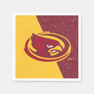 Iowa State University   Distressed Block Design Napkins