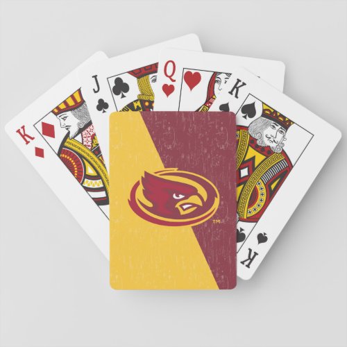 Iowa State University  Distressed Block Design Playing Cards