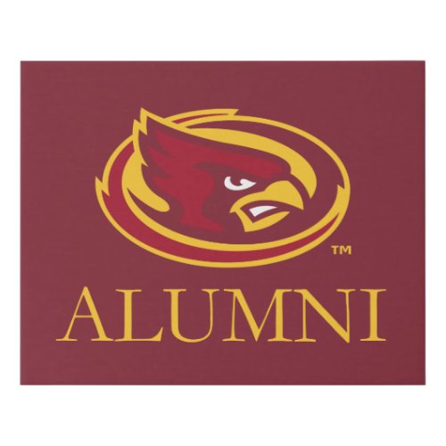 Iowa State University  Iowa Alumni Faux Canvas Print