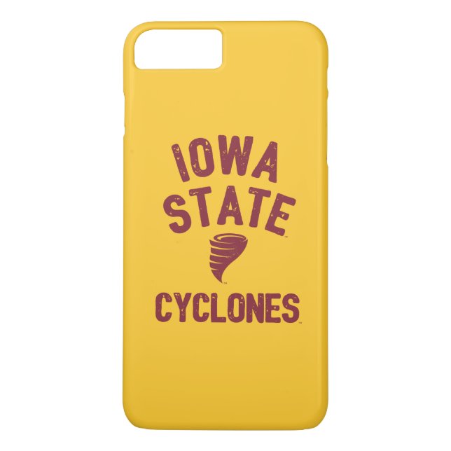 Iowa State University | Iowa Cyclone Distressed Case-Mate iPhone Case (Back)