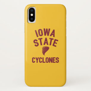Iowa State University   Iowa Cyclone Distressed iPhone X Case
