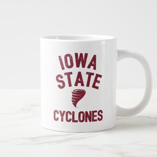 Iowa State University  Iowa Cyclone Distressed Giant Coffee Mug