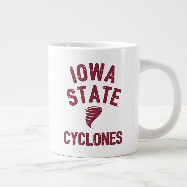 Iowa State University | Iowa Cyclone Distressed Giant Coffee Mug (Right)
