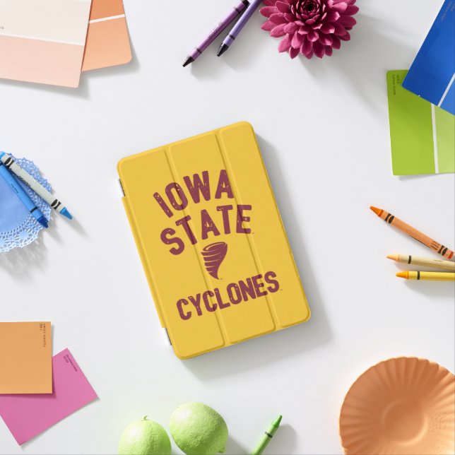 Iowa State University | Iowa Cyclone Distressed iPad Mini Cover (In Situ)