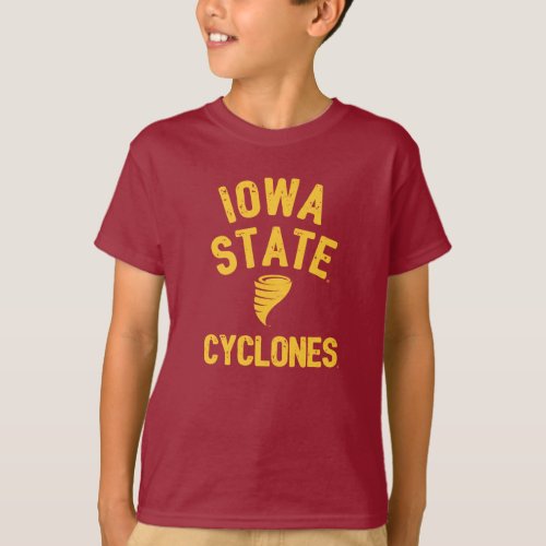 Iowa State University  Iowa Cyclone Distressed T_Shirt