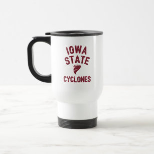 Iowa State University   Iowa Cyclone Distressed Travel Mug