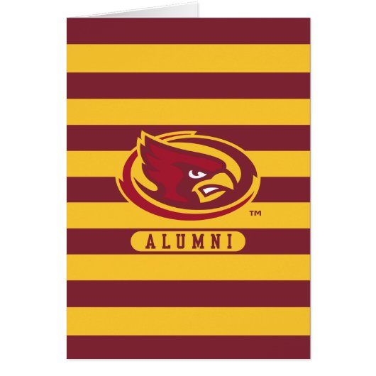 Iowa State University | Iowa Logo Alumni Stripes (Front)
