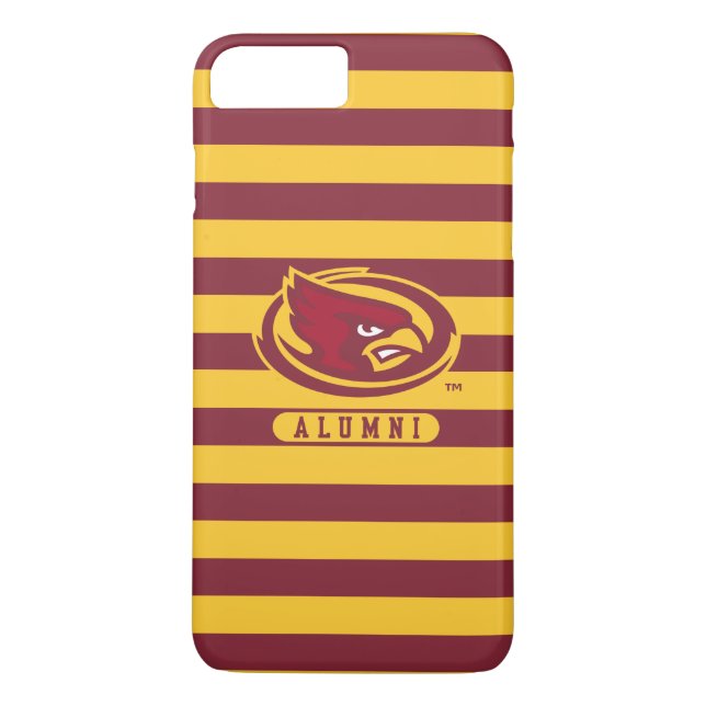 Iowa State University | Iowa Logo Alumni Stripes Case-Mate iPhone Case (Back)