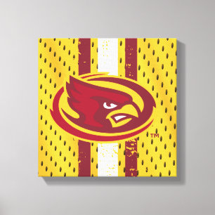 Iowa State University   Iowa Logo Jersey Pattern Canvas Print