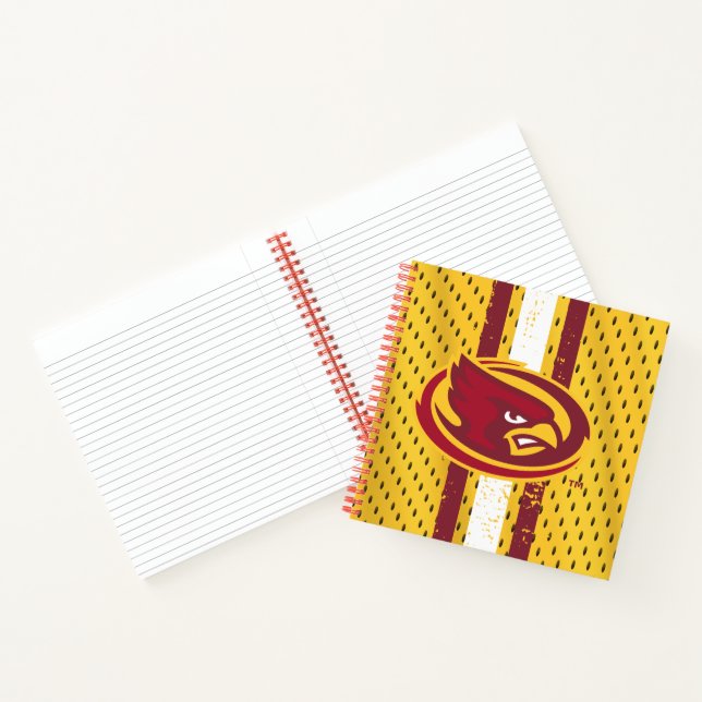 Iowa State University | Iowa Logo Jersey Pattern Notebook (Inside)