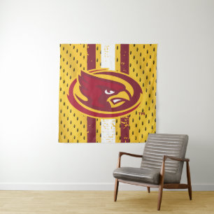 Iowa State University Iowa Logo Jersey Pattern Tapestry