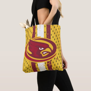 Iowa State University Iowa Logo Jersey Pattern Tote Bag