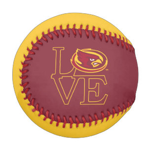 Iowa State University Iowa Love Logo Baseball