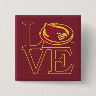 Iowa State University Iowa Love Logo Button