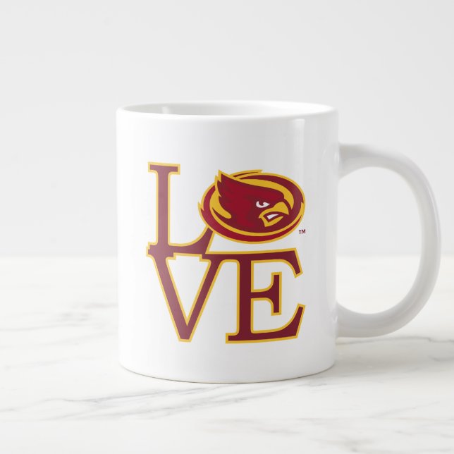 Iowa State University | Iowa Love Logo Giant Coffee Mug (Right)