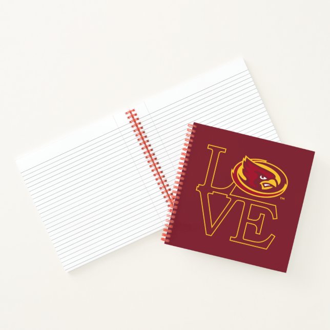Iowa State University | Iowa Love Logo Notebook (Inside)