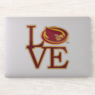 Iowa State University   Iowa Love Logo Sticker