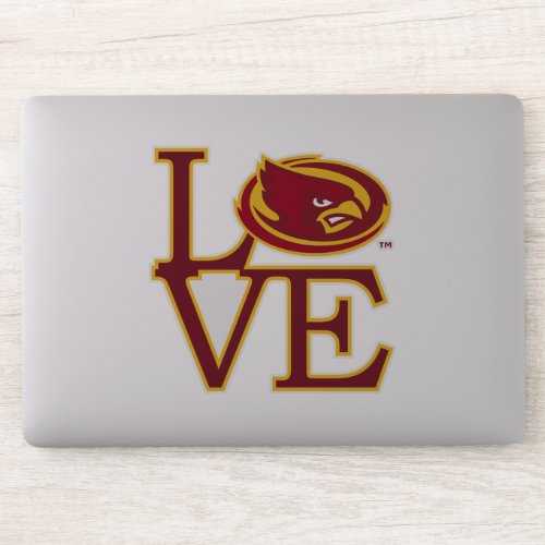Iowa State University  Iowa Love Logo Sticker