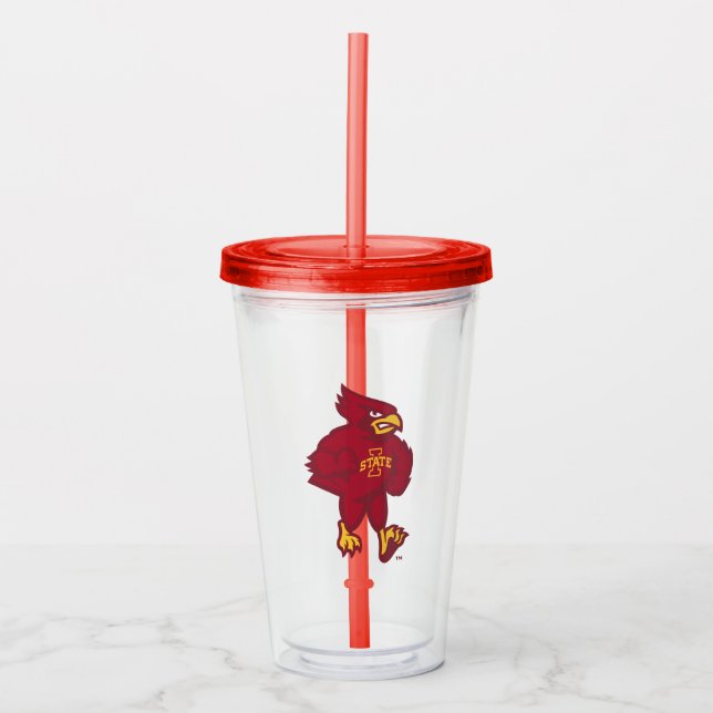 Iowa State University | Iowa Mascot Acrylic Tumbler (Front)