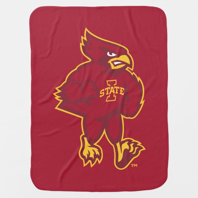 Iowa State University | Iowa Mascot Baby Blanket (Front)