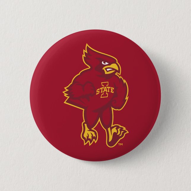 Iowa State University | Iowa Mascot Button (Front)