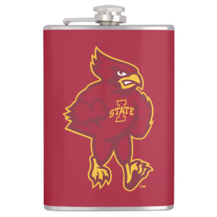 Iowa State University   Iowa Mascot Flask