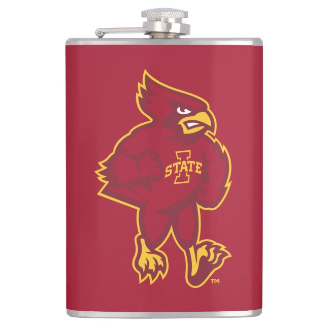 Iowa State University | Iowa Mascot Flask (Front)