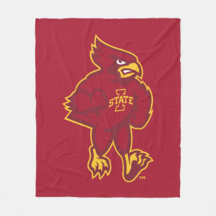 Iowa State University   Iowa Mascot Fleece Blanket
