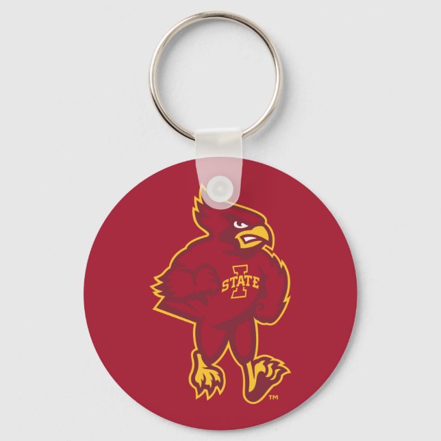 Iowa State University | Iowa Mascot Keychain (Front)