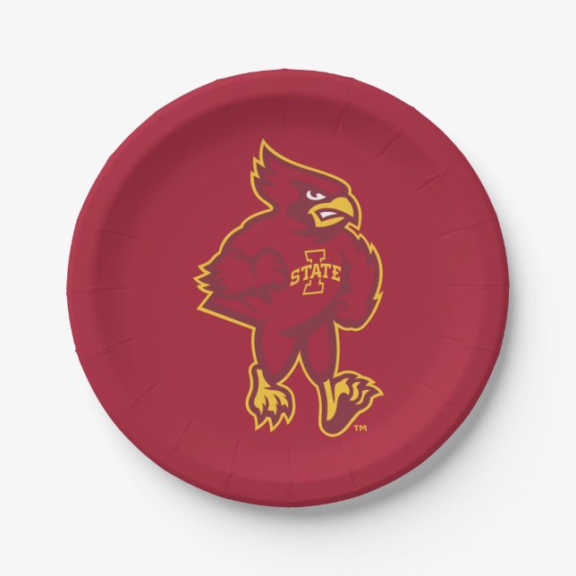 Iowa State University | Iowa Mascot Paper Plates (Front)