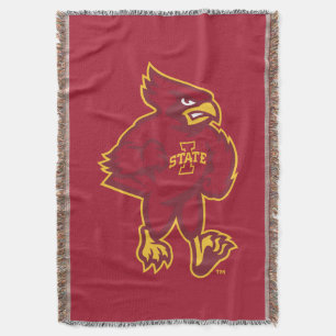 Iowa State University   Iowa Mascot Throw Blanket