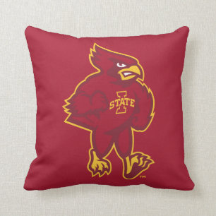 Iowa State University   Iowa Mascot Throw Pillow