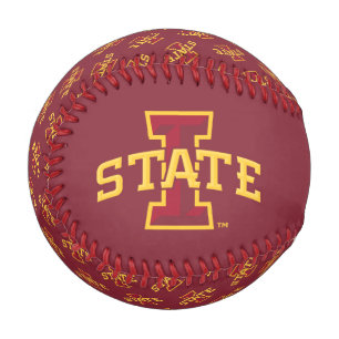 Iowa State University   Iowa State Arched Logo Baseball