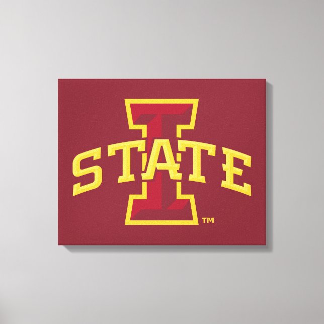 Iowa State University | Iowa State Arched Logo Canvas Print (Front)