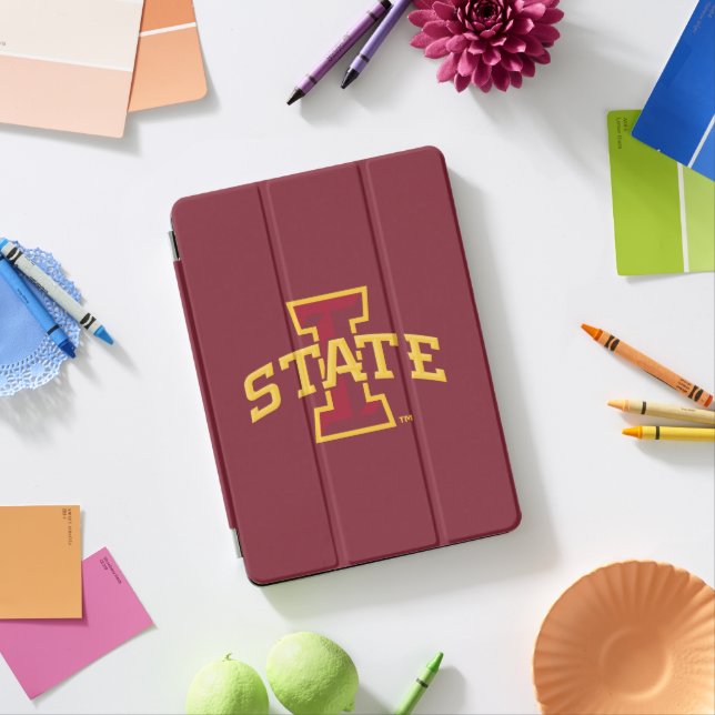 Iowa State University | Iowa State Arched Logo iPad Pro Cover (Desk)
