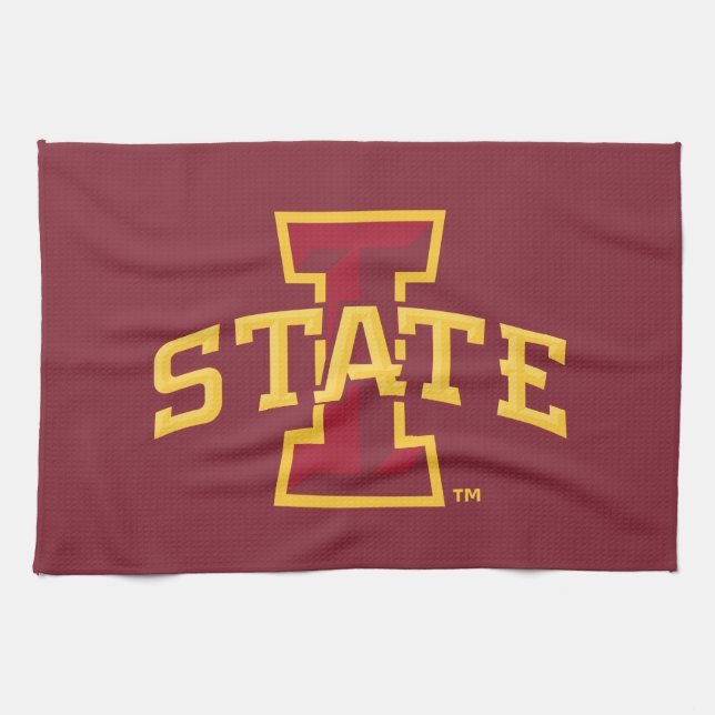 Iowa State University | Iowa State Arched Logo Kitchen Towel (Horizontal)