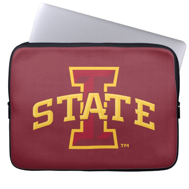 Iowa State University | Iowa State Arched Logo Laptop Sleeve (Front)