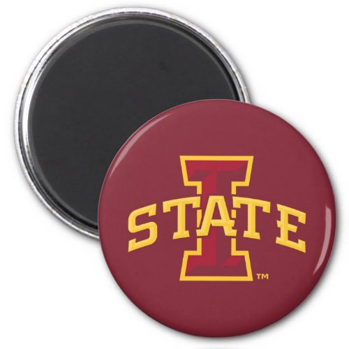 Iowa State University  Iowa State Arched Logo Magnet